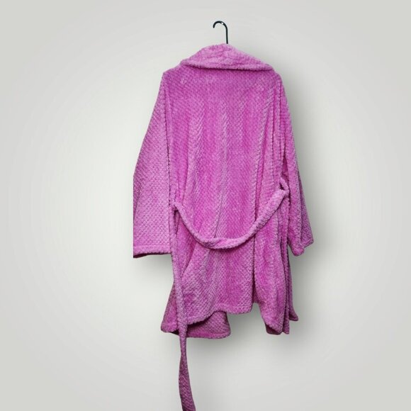 GEORGE WOMENS PINK HOUSECOAT WITH STRAPS SIZE L - XL - Picture 2 of 4